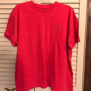 Red logo tee by Polo